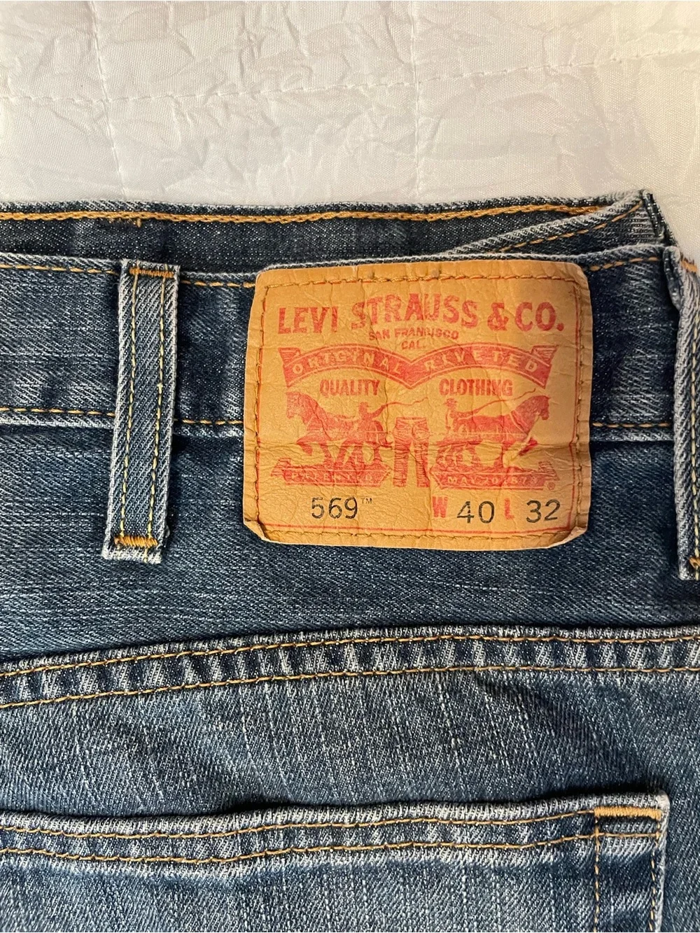 Levi's Men's Indigo Straight Jeans
